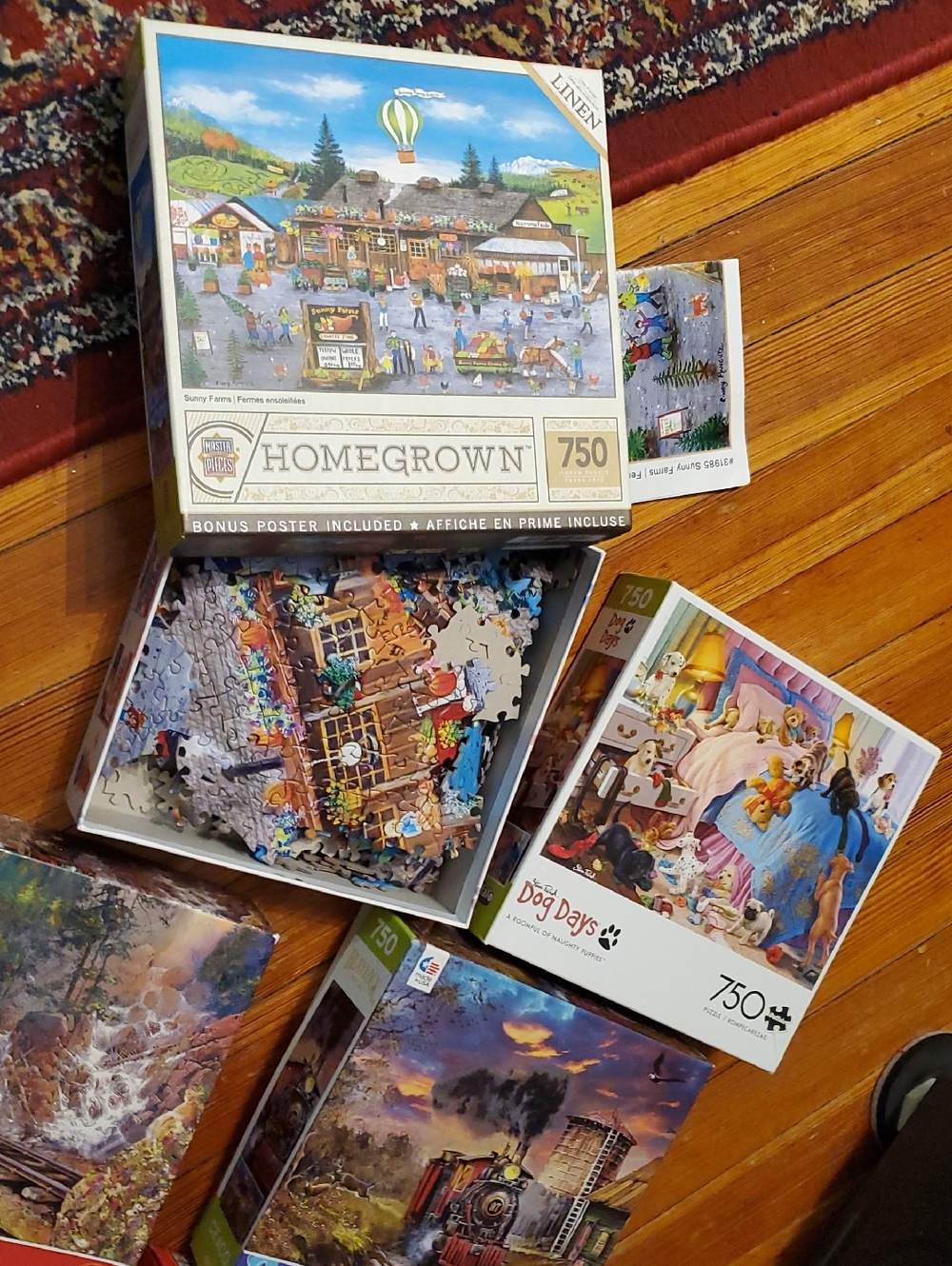 Jigsaw Puzzle 5 Sets Bundle - Picture 5 of 16